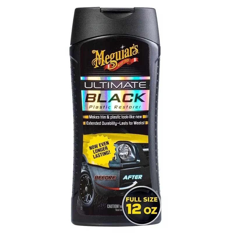 Meguiar's G15812 Ultimate Black Lotion, 12 oz, Bottle, Liquid