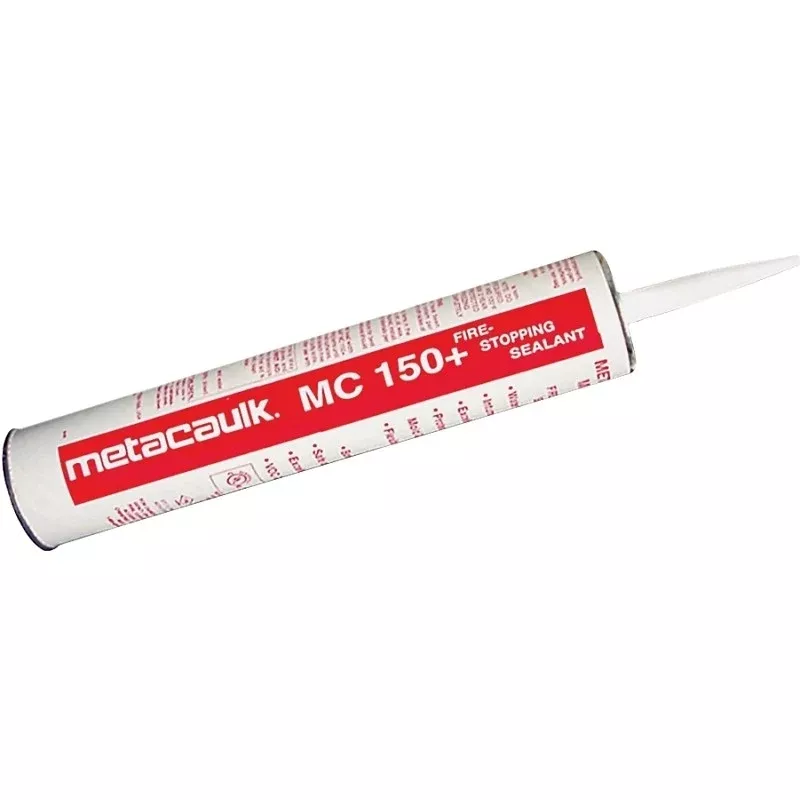Metacaulk MC 150+ Series 66648 Firestop Sealant, Red, 40 to 120 deg F, 10.3 oz Cartridge