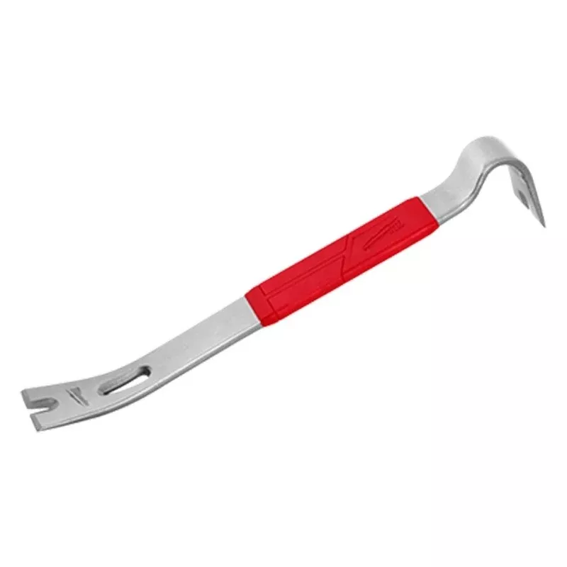 Milwaukee 48-22-9035 Pry Bar with Shockshield Grip, 15 in L, Beveled Tip, Steel