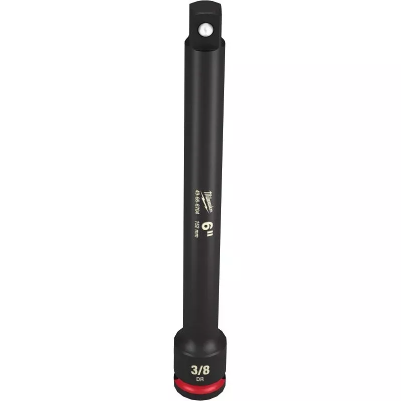 Milwaukee SHOCKWAVE Impact Duty Series 49-66-6704 Socket Extension, 3/8 in Drive, 6 in L