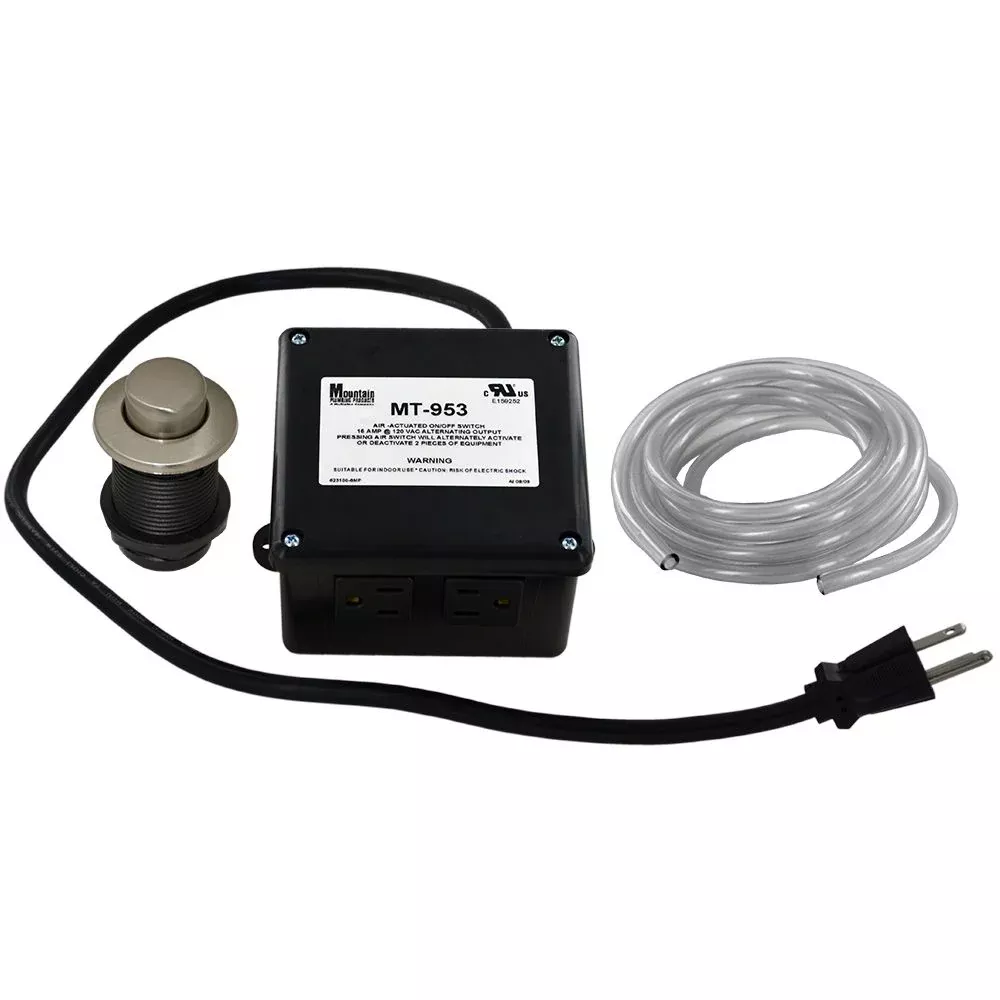Mountain Plumbing MT953R Raised Button Waste Disposer Air Switch