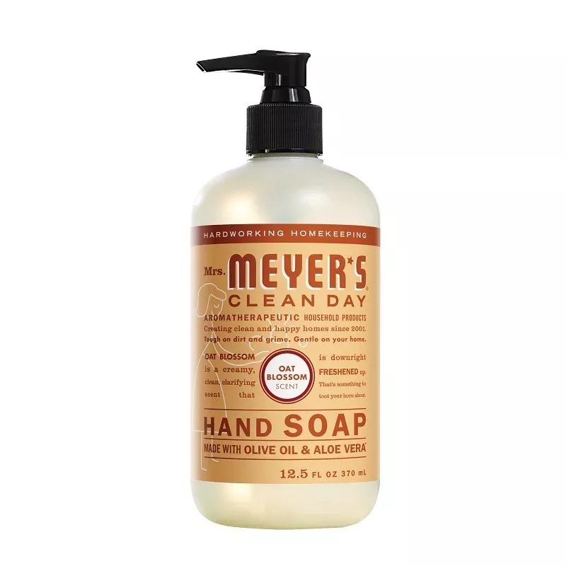 Mrs. Meyer's 11329 Hand Soap, Liquid, Oat Blossom, 12.5 fl-oz Bottle