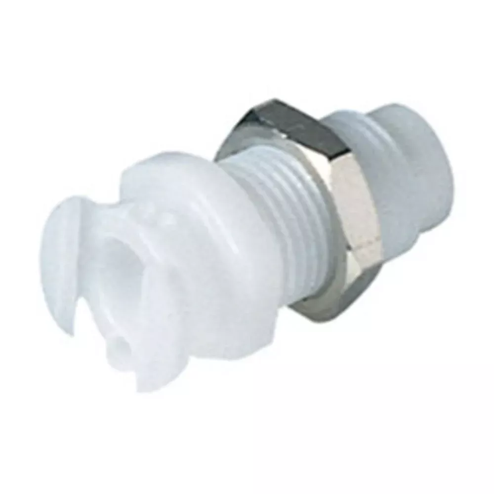 Multi-Mount Valved Female Thread Coupling Body - 10-32 UNF Chrome