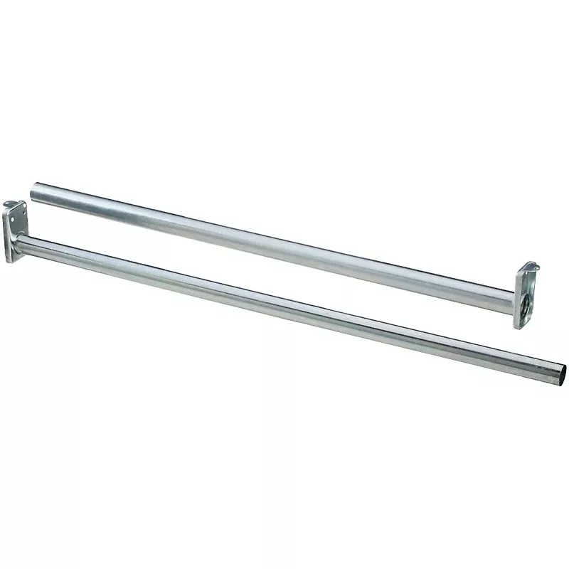 National Hardware DPV209 N338-327 Closet Rod, 48 to 72 in L, Steel, Bright