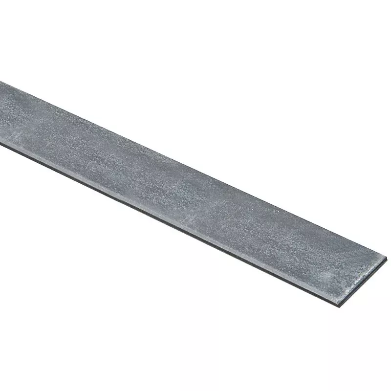 National Hardware N180-059 Flat Stock, 1-1/4 in W, 48 in L, 0.12 in Thick, Steel, Galvanized, G40 Grade