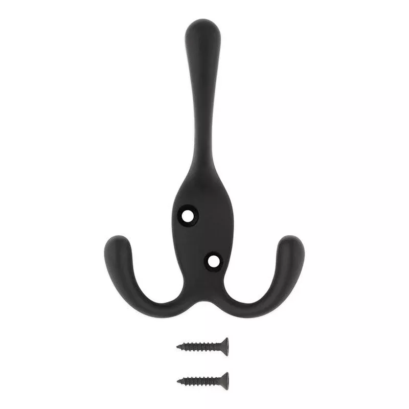 National Hardware N830-623 Robe Hook, 35 lb, 3-Hook, Matte