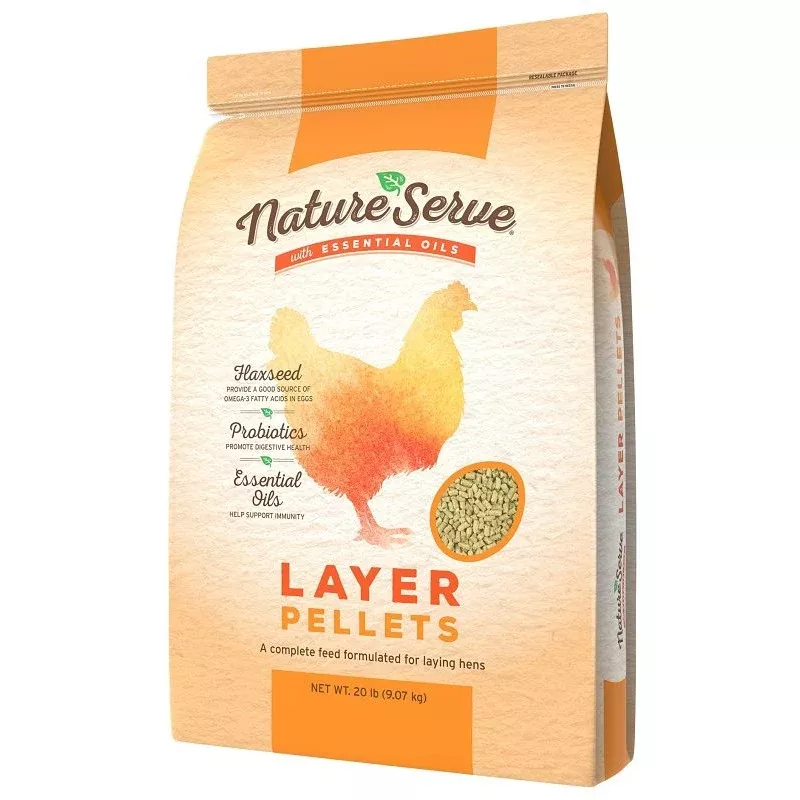 NatureServe 104020 Layer Pellet, Pellet, 20 lb Bag