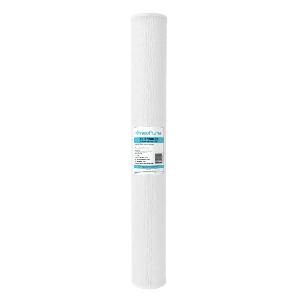 Neo-Pure PS-27200-05 20" High Efficiency Pleated Filter 5 Micron