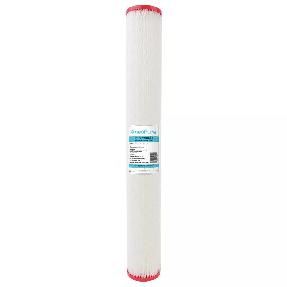 Neo-Pure PS-27200-10 20" High Efficiency Pleated Filter 10 Micron