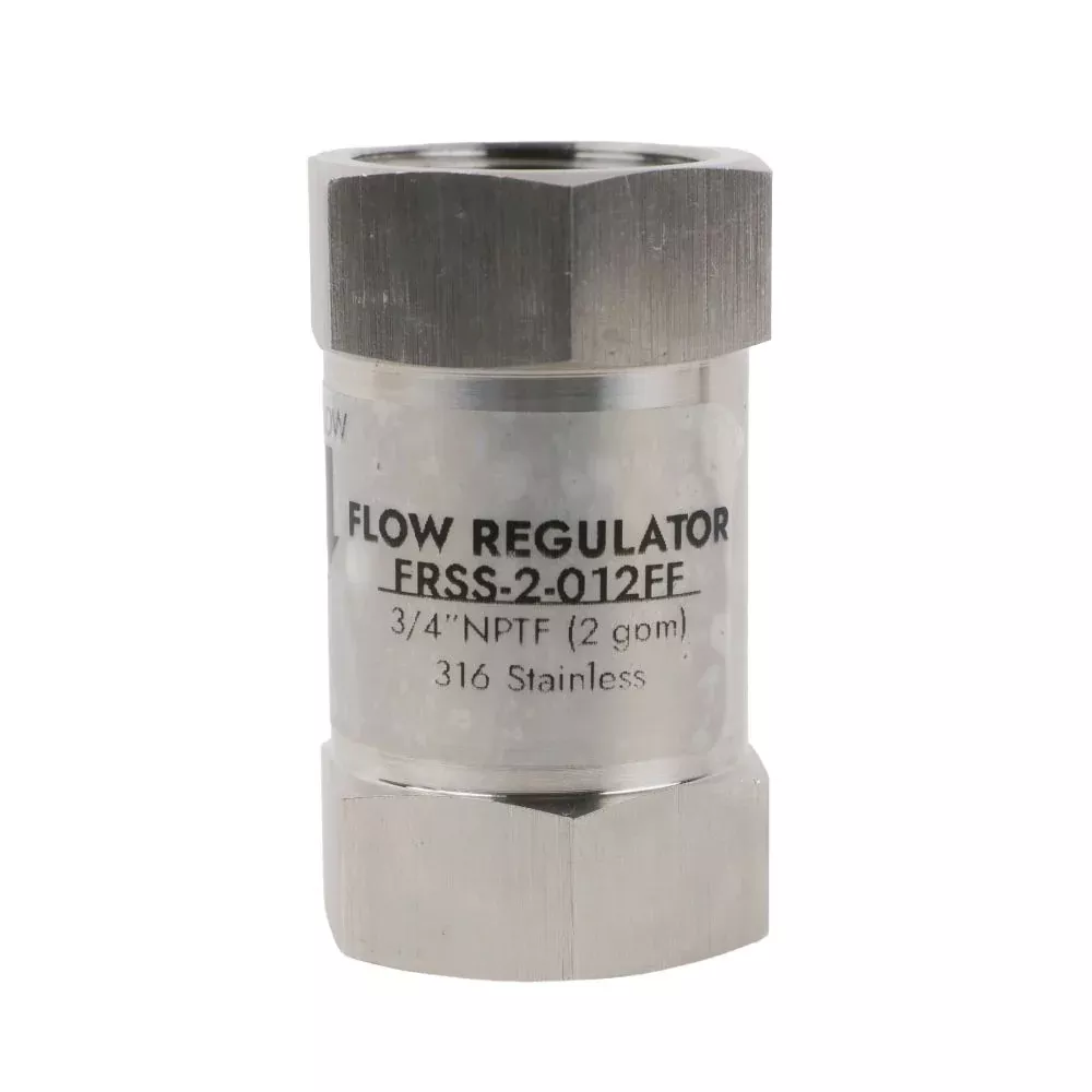 Neo-Pure Stainless Steel Flow Control 2 GPM SS - 3/4 FPT