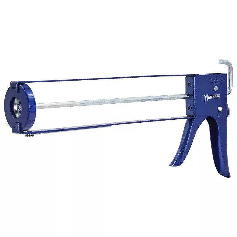 Newborn 125 Caulk Gun, 10: 1 Thrust, 0.25 gal Cartridge