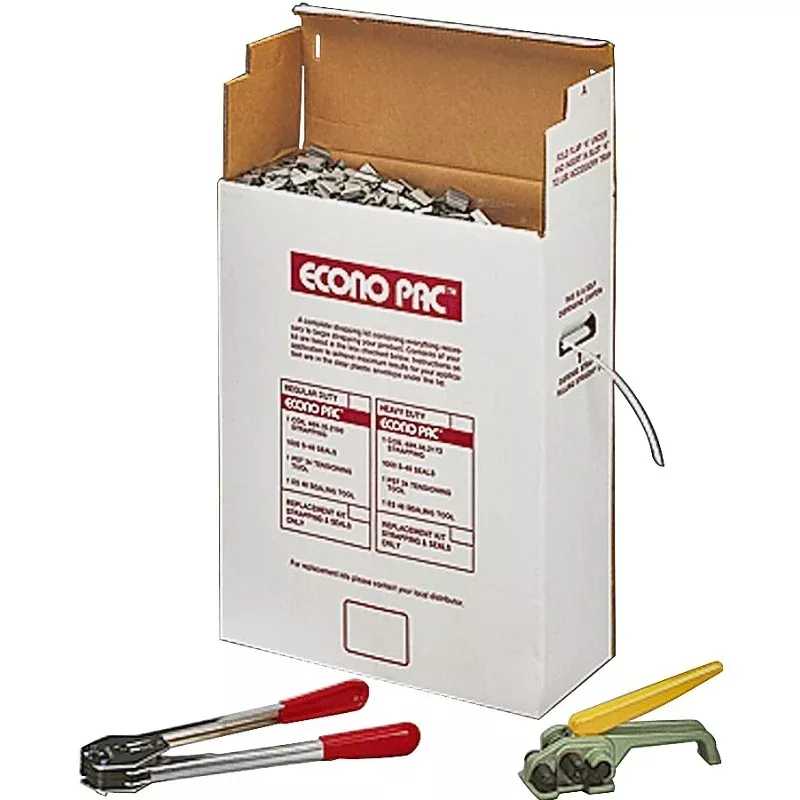 Nifty Wrapper SEP48HD Jumbo Strapping Kit, Heavy-Duty, Plastic, White