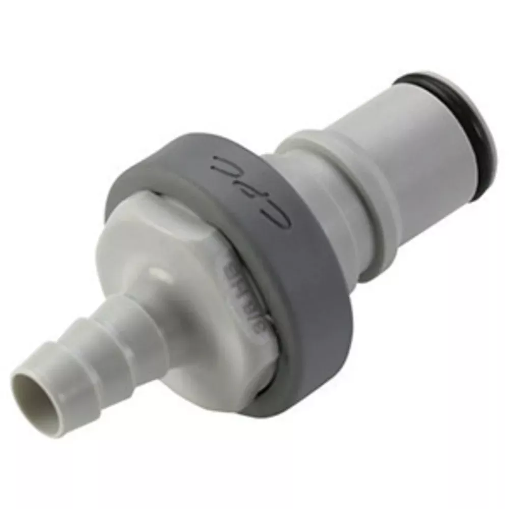 NS4D22006 Valved In-Line Hose Barb Coupling Insert 3/8 ID Barb