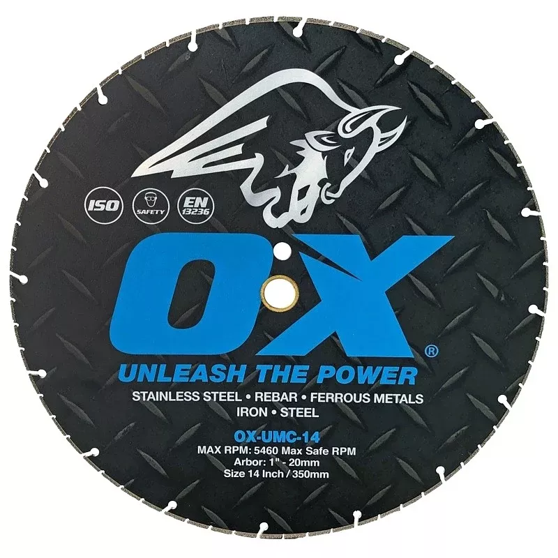 OX ULTIMATE UMC OX-UMC-4.5 Blade, 4-1/2 in Dia, Segmented Rim