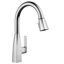 Peerless Xander Series P7919LF-1.0 Pull-Down Kitchen Faucet, 1 gpm, 1-Handle, 1, 3-Faucet Hole, Zinc, Chrome