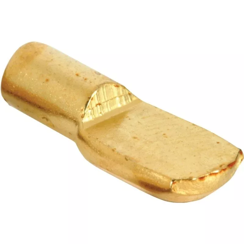 PEG SHELF SUPPORT 1/4IN BRASS