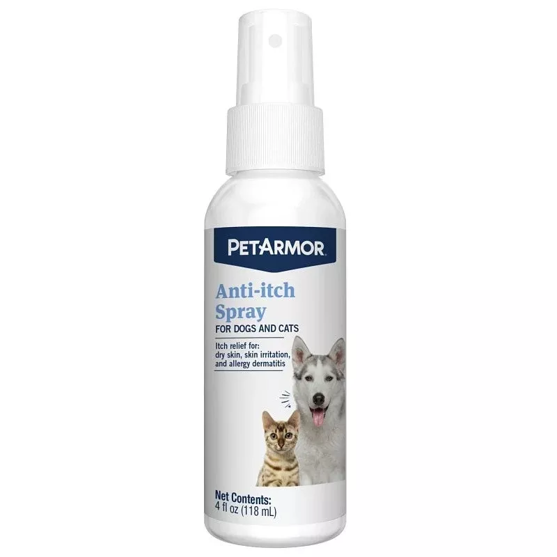 PetArmor 2713 Anti-Itch Spray, Liquid, Adult Lifestage, 4 oz Bottle