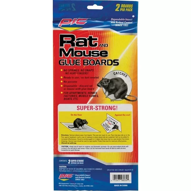 Pic GRT-2F Glue Trap, 5-1/4 in W, 11 in H