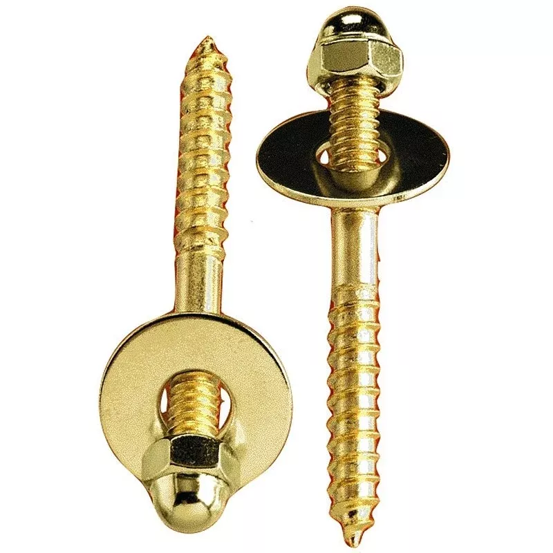 Plumb Pak PP23515 Screw Set, 2-1/2 in Dimensions, Brass