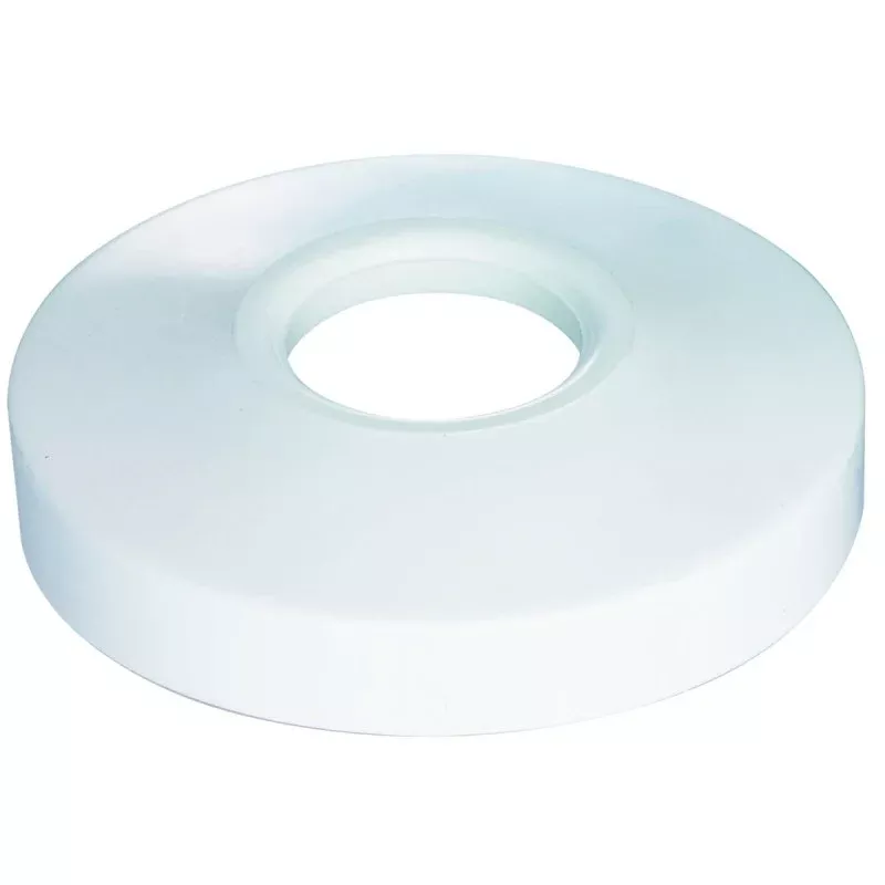 Plumb Pak PP803-01 Bath Flange, 3-1/2 in OD, For: 3/4 in Pipes, Plastic, White