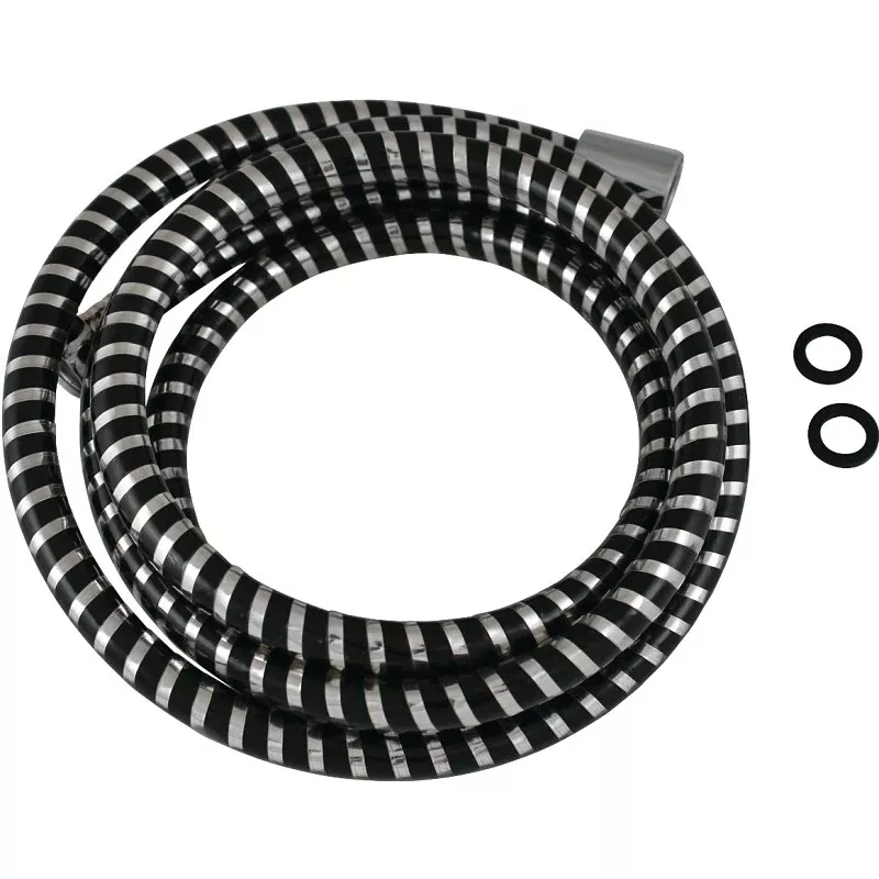 Plumb Pak PP828-47 Shower Hose, 84 in L Hose, Chrome Plated