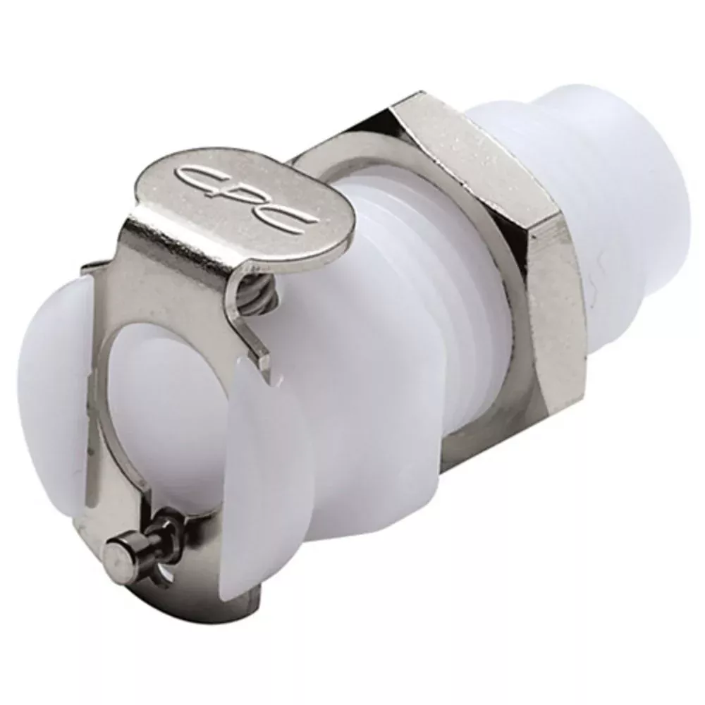 PMCD181032 Valved Panel Mount Female Thread Coupling Body 10-32 UNF
