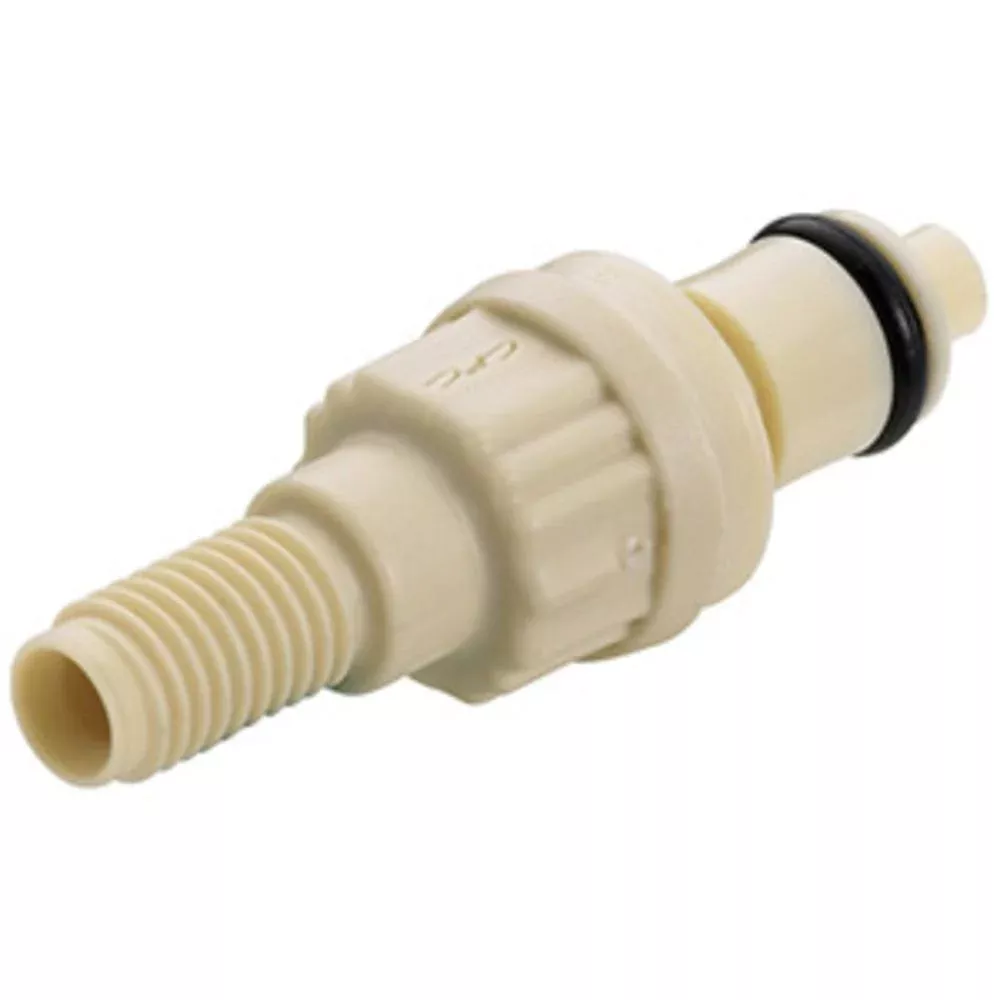 PMCD24042812 Valved Male Thread Coupling Insert 1/4-28 UNF