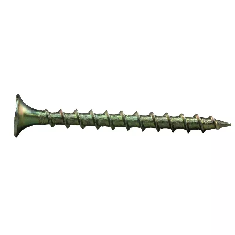 ProFIT 0333154G Screw, #9 Thread, 2-1/2 in L, Coarse Thread, Bugle Head, Star Drive, Steel, Yellow Zinc