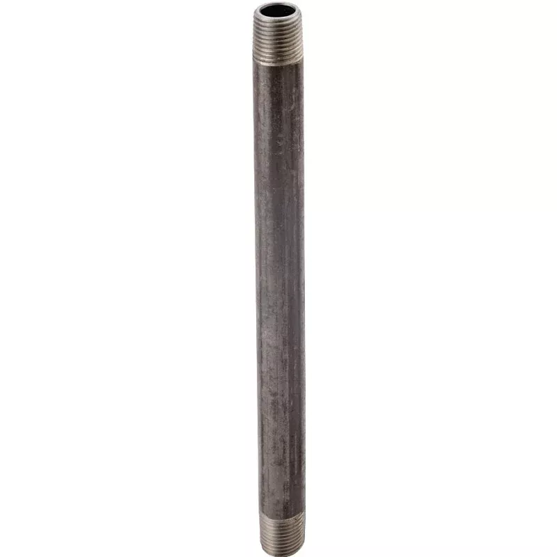 ProSource 1X21/2B Pipe Nipple, 1 in, Male, Steel, SCH 40 Schedule, 2-1/2 in L