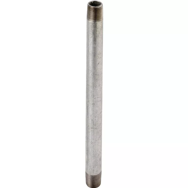 ProSource 566-080HN Pipe Nipple, 1-1/4 in, Threaded, Steel, 650 psi Pressure, 8 in L