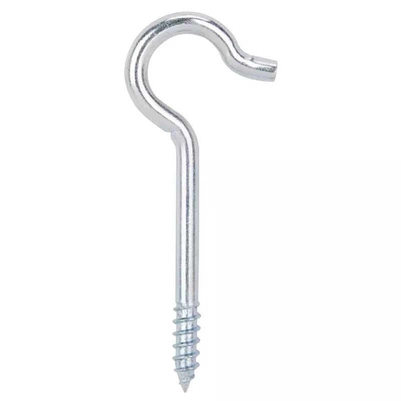 ProSource LR-314-PS Ceiling Hook, 25 lb Working Load, Steel, Silver, Zinc