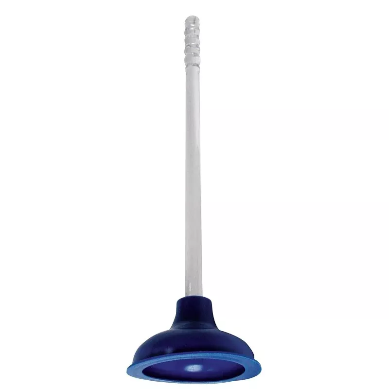 ProSource TP6063L Toilet Plunger, 21-1/4 In OAL, 6 in Cup, Long Handle