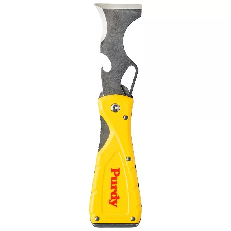 Purdy 140900600 Folding Multi-Tool, Rubber/Stainless Steel, Yellow