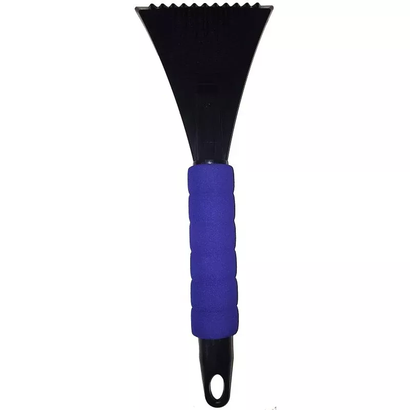 Rugg SC5110 Snowbrush/Scraper, Black/Blue, Plastic/Polyester Blade, Aluminum Handle, Telescopic Handle, 42 in OAL