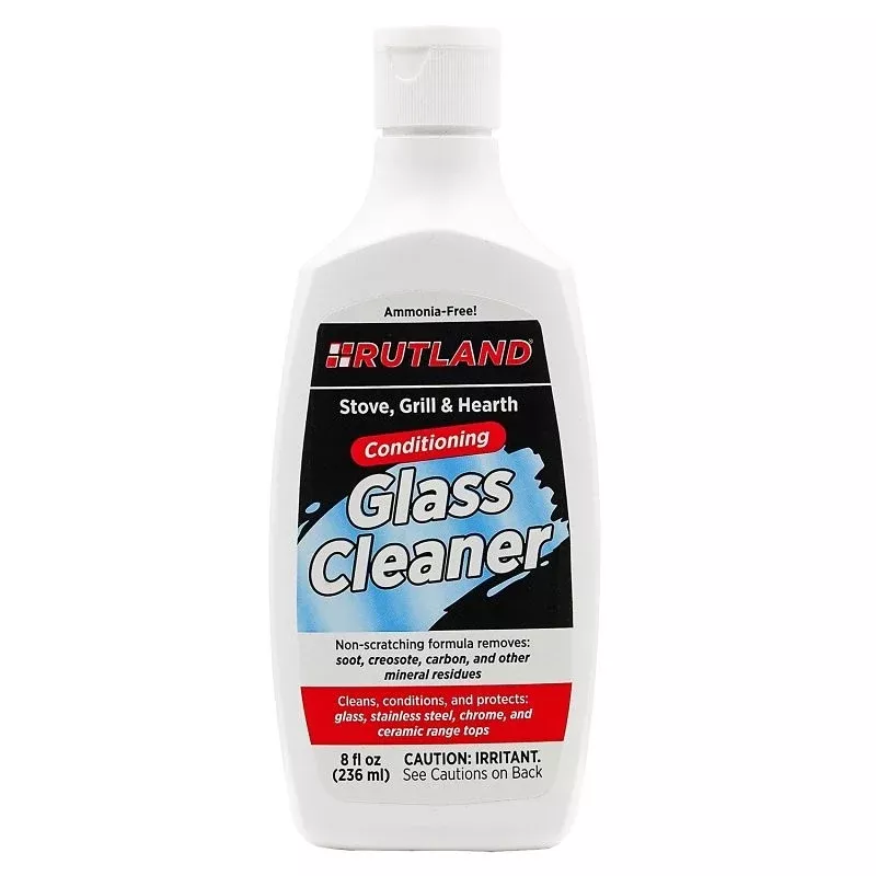 Rutland 84 Conditioning Glass Cleaner, Paste, Blue, Mild, 8 oz, Bottle