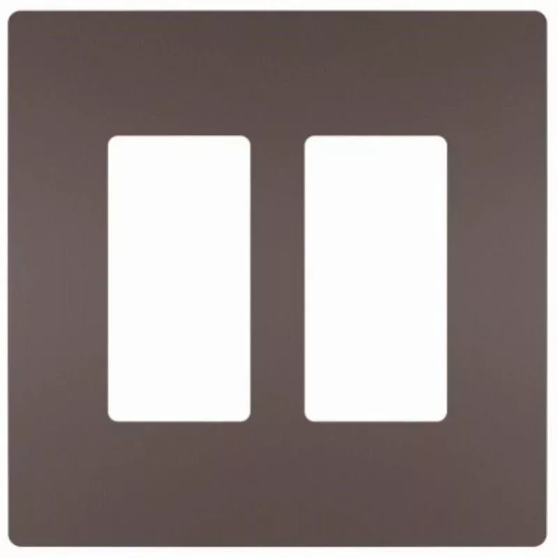 SCRWLES WALL PLATE 2G 2DECO DB