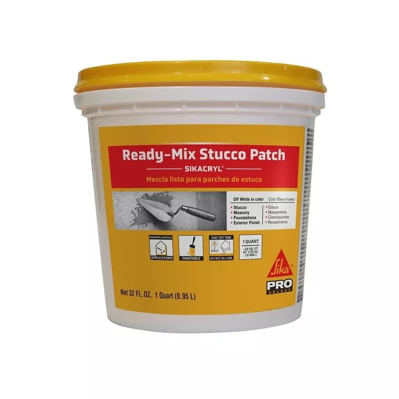 Sika Sikacryl PRO SELECT Series 503333 Patch, White, 1 qt, Container