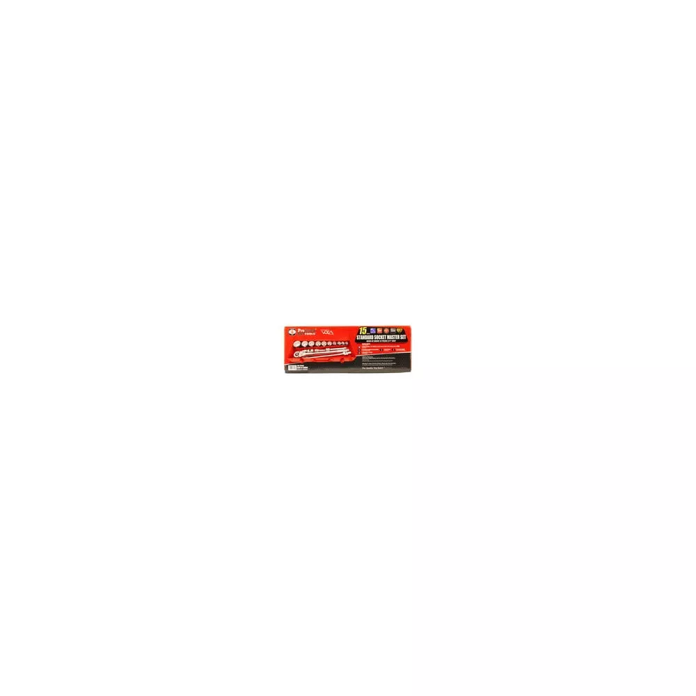 SOCKET MASTER SET 15 PC, 3/4 DR