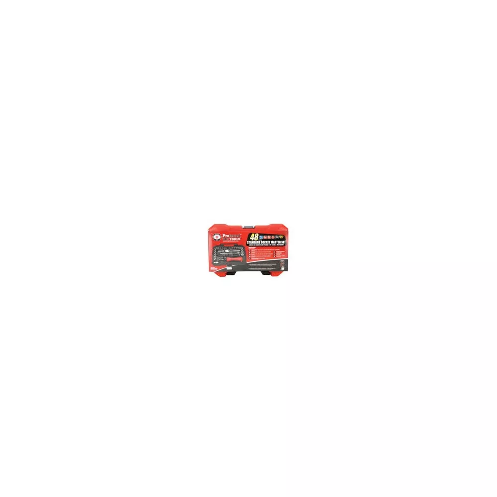 SOCKET MASTER SET 48 PC, 1/4 DR