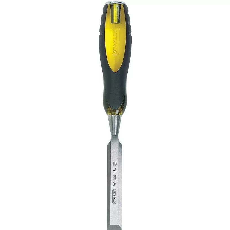 STANLEY 16-973 Chisel, 1/4 in Tip, 9 in OAL, Carbon Steel Blade, Ergonomic Handle
