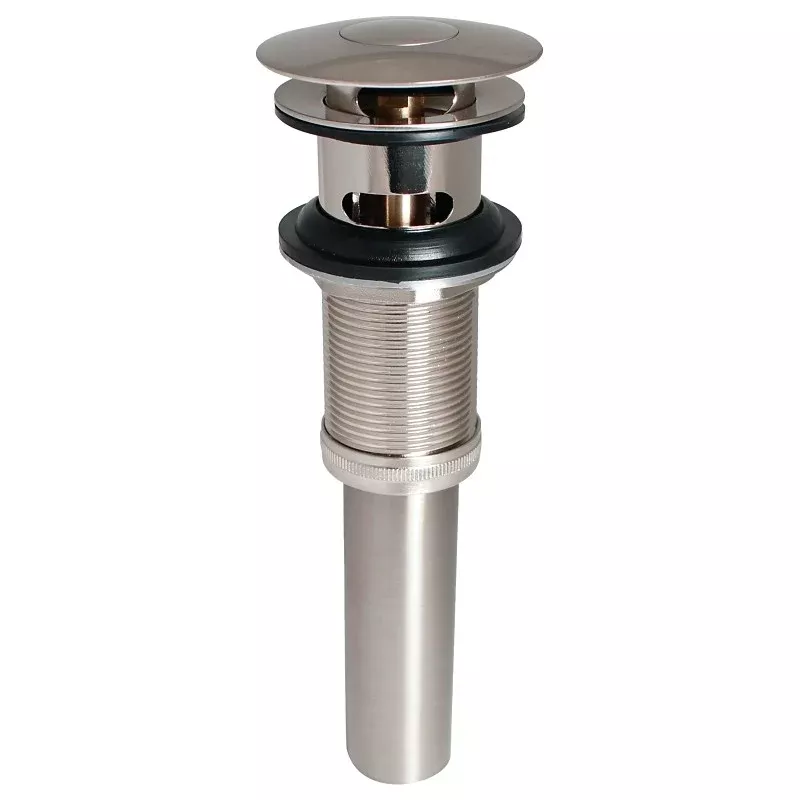 Stylewise K820-75BN Pushbutton Sink Drain, Brass