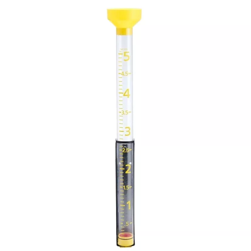 Taylor 2706 Rain Gauge, 5 in, Multi-Color