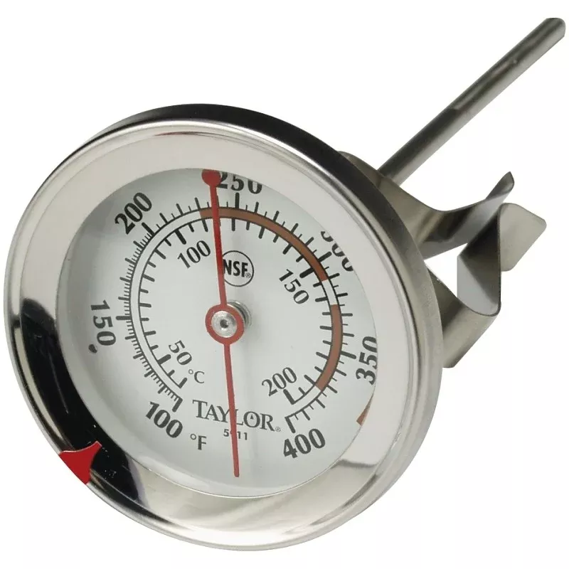 Taylor 5911N Candy/Deep Fry Thermometer, 100 to 400 deg F