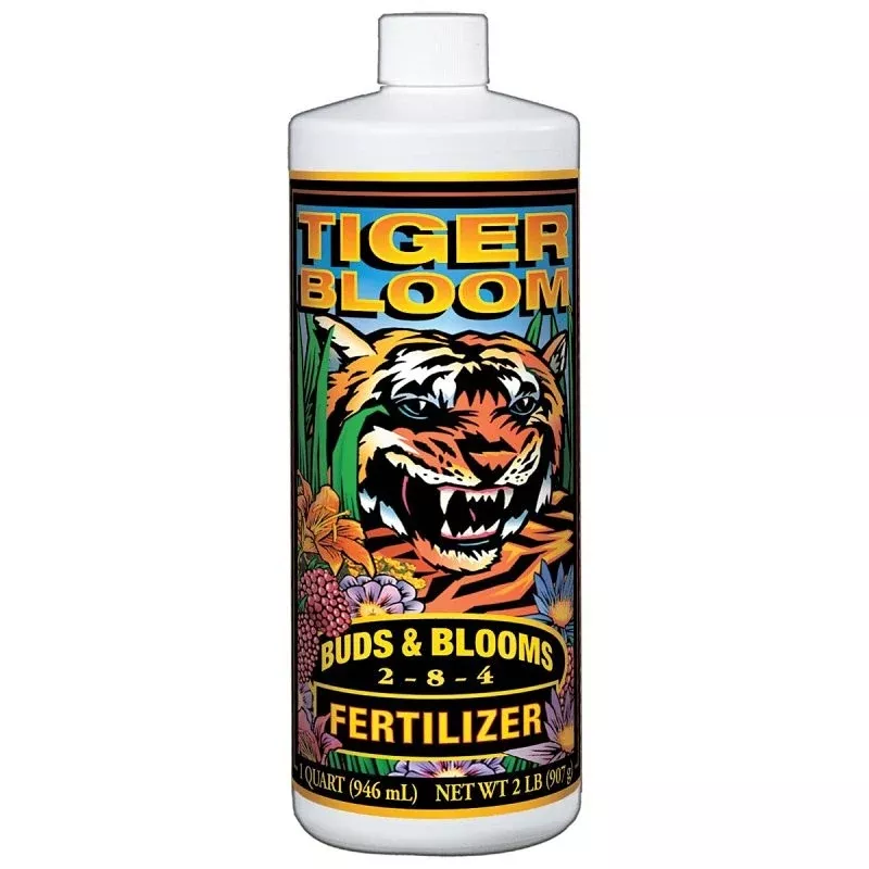 Tiger Bloom 790225 Plant Food, 1 qt, Bottle, Liquid