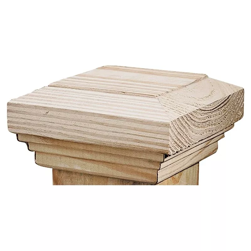 UFP 105701 Post Cap, 6 in L, 6 in W, Wood