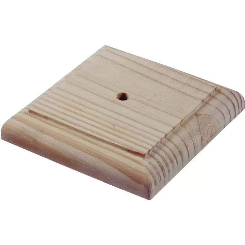 UFP 106096 Post Cap, 4 in L, 4 in W, Pine Wood