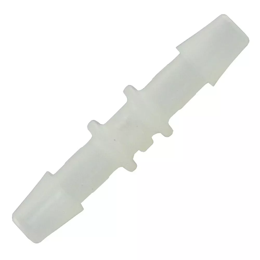 Union Barb Connector Natural Nylon - 3/16 x 3/16 Single Barb