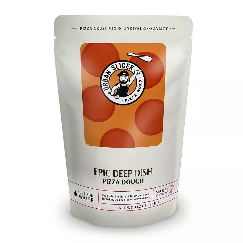 Urban Slicer Pizza Worx DDDPIZZADOUGH Detroit Deep Dish Pizza Dough, 13.2 oz, Pack