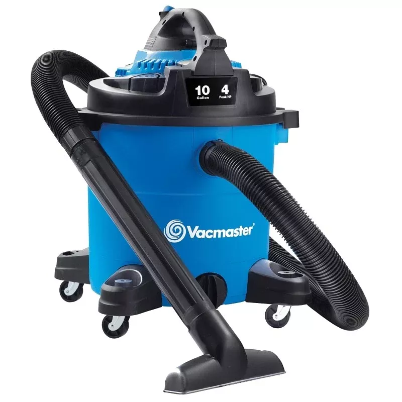 Vacmaster VBVA1010PF Vacuum Cleaner, 10 gal, 106 cfm Air, Standard Cartridge, 4 hp, 120 V, Blue