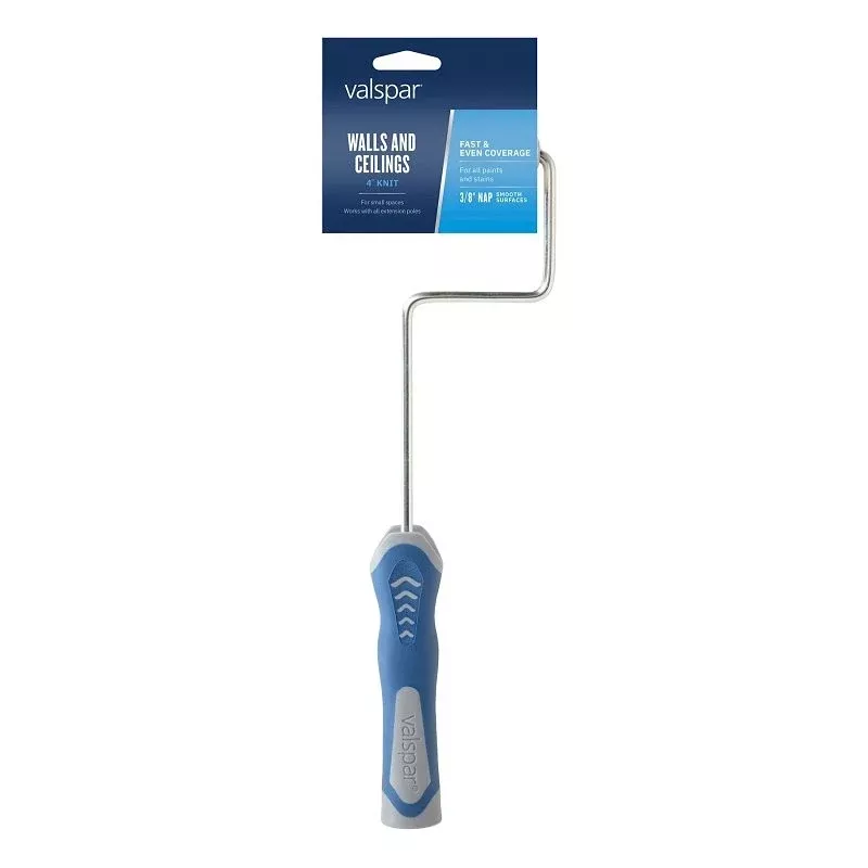 Valspar Wall and Ceilings 880430200 Paint Roller Frame, 4 in L Roller